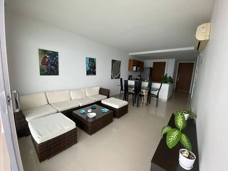 Apartmán Apto Con Espectacular Vista Frente Al Mar Piso 28 Cartagena