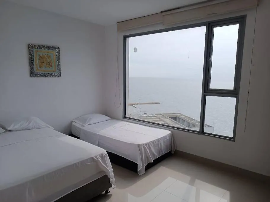 Apartmán Apto Con Espectacular Vista Frente Al Mar Piso 28 Cartagena