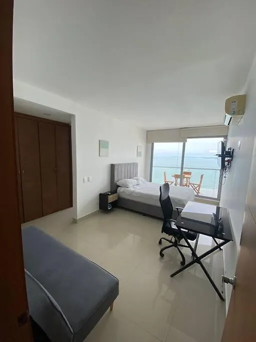 Apartmán Apto Con Espectacular Vista Frente Al Mar Piso 28 Cartagena 0*,
