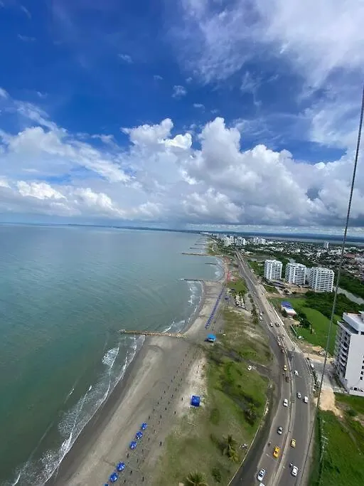 Apartmán Apto Con Espectacular Vista Frente Al Mar Piso 28 Cartagena Kolumbie