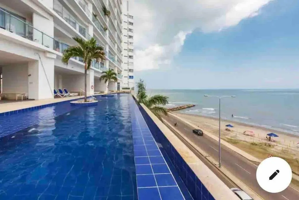 Apartmán Apto Con Espectacular Vista Frente Al Mar Piso 28 Cartagena Kolumbie