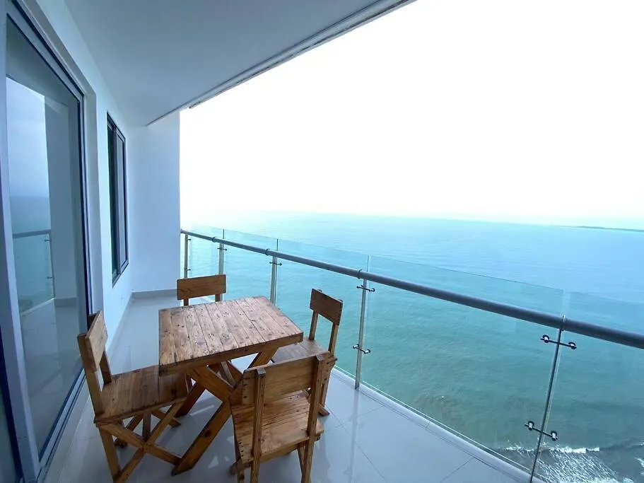Apartmán Apto Con Espectacular Vista Frente Al Mar Piso 28 Cartagena