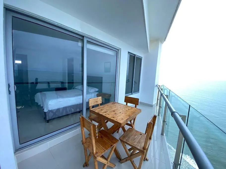 Apartmán Apto Con Espectacular Vista Frente Al Mar Piso 28 Cartagena 0*,  Kolumbie