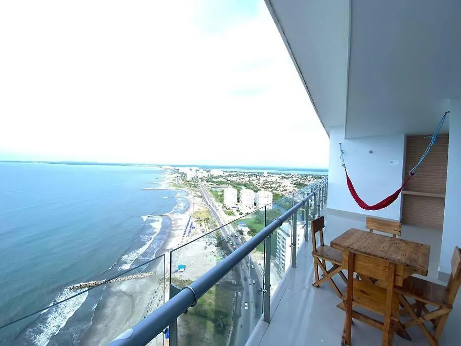 Apartmán Apto Con Espectacular Vista Frente Al Mar Piso 28 Cartagena