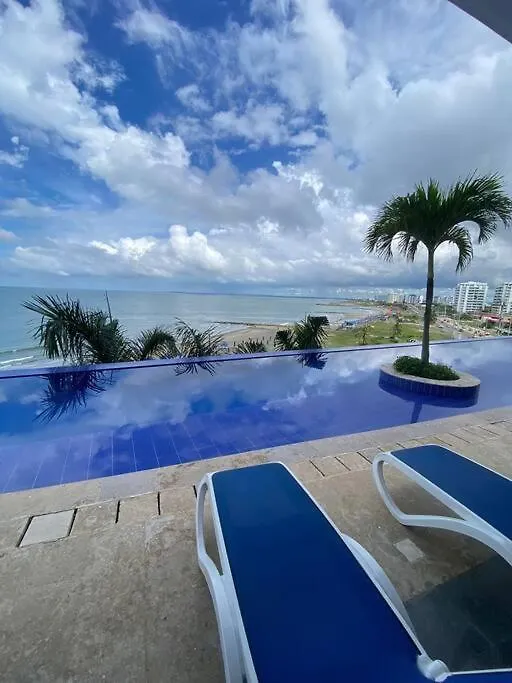 Apartmán Apto Con Espectacular Vista Frente Al Mar Piso 28 Cartagena