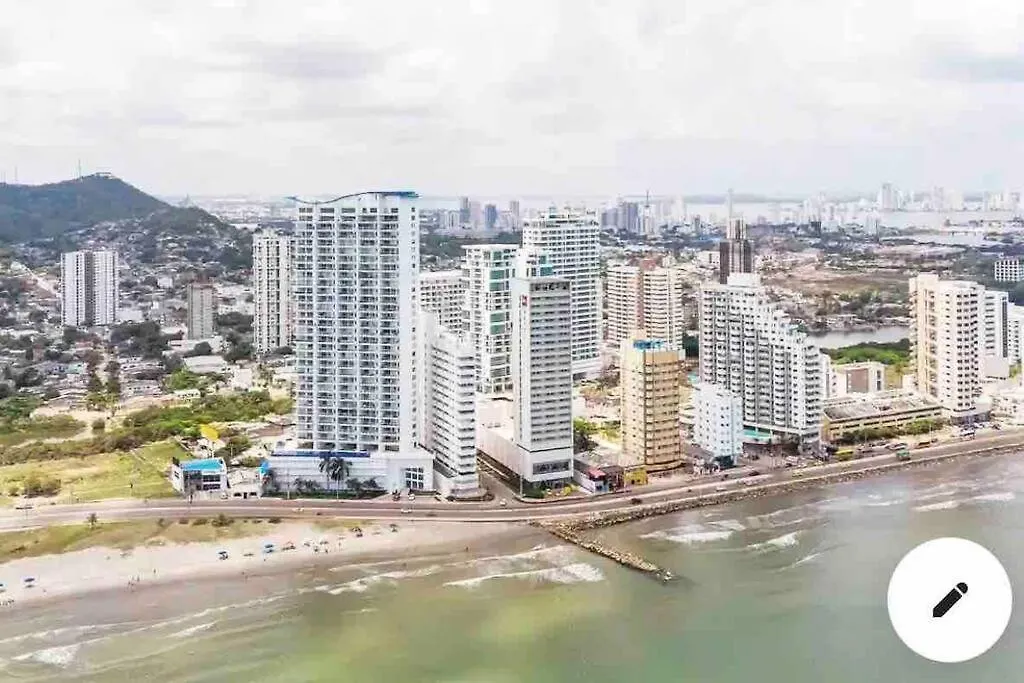 Apto Con Espectacular Vista Frente Al Mar Piso 28 Apartment Cartagena